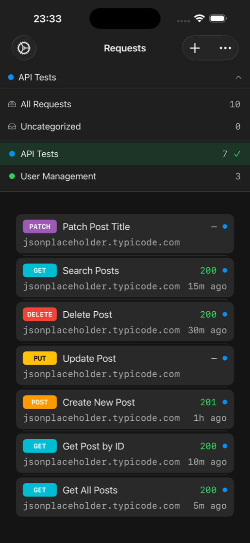 ProbePad response view